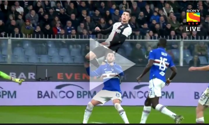 NIESAMOWITY wyskok i gol Ronaldo na 2-1! [VIDEO]